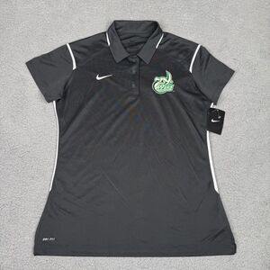 Charlotte 49ers Shirt Womens Large Grey Nike Dri-Fit Game Day Polo NCAA Golf NWT